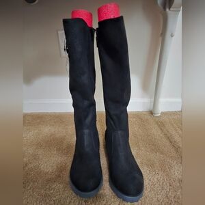 NWT White Mountain Black Over the Knee Boots